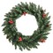 2 pcs Artificial Christmas Trees with Wreath Garland and LEDs